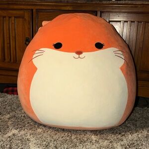 Squishmallows (Erika) Peach Chinchilla Pillow